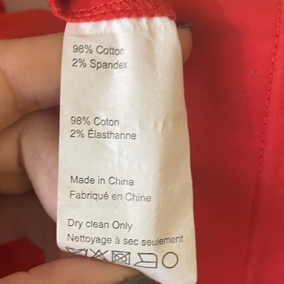 Derek Lam Red Utility Dress, Sz 38, US 8, M - Picture 14 of 14